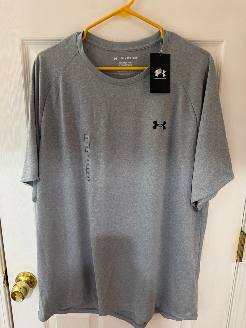 Under Armour Men's Light Gray Short-Sleeve Performance Tee